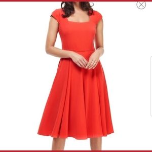 Gal Meets Glam NWT Regina Red Swing Dress Sz 6 …